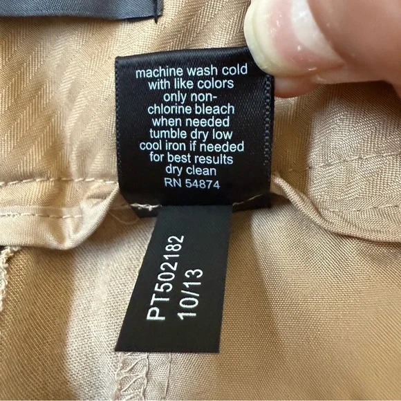 The Limited Drew Fit Beige/Tan Trousers Straight Leg Size 4 - Picture 6 of 6